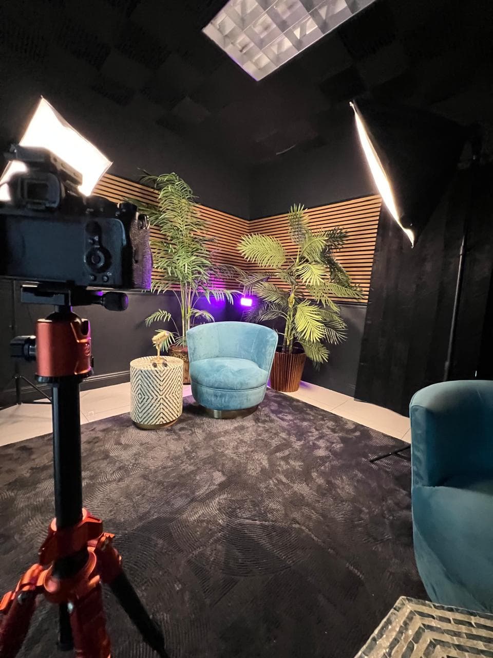 Podcast studio — view 2